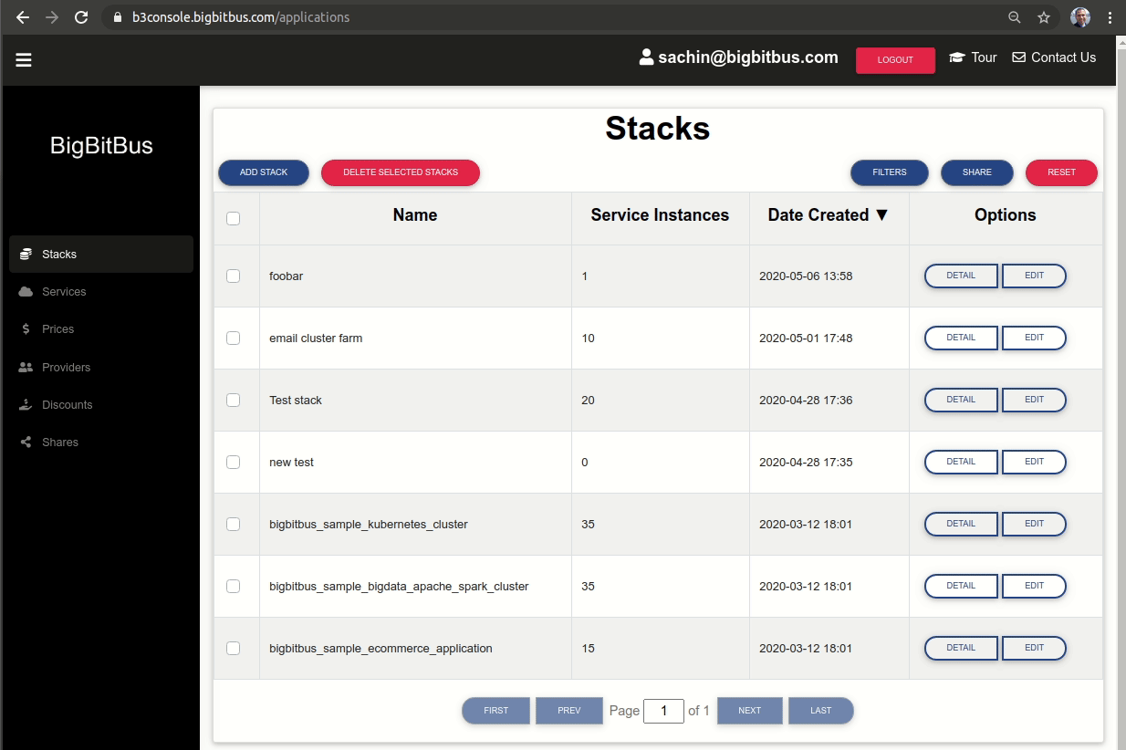Creating a Stack Share